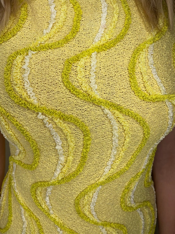 1960s yellow wiggle dress Gem