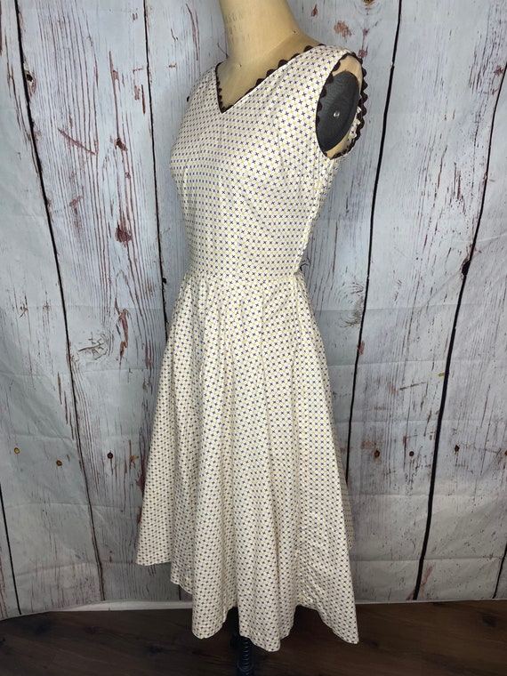 1940s print dress - image 2