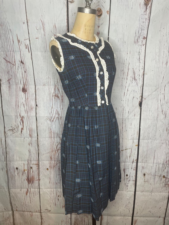 1950s plaid dress - image 2