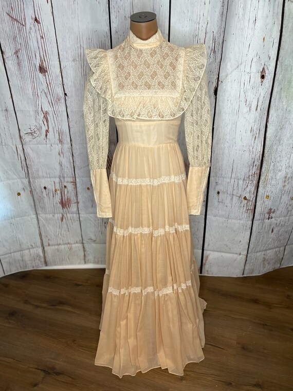 1970s Gunne Sax Prairie dress