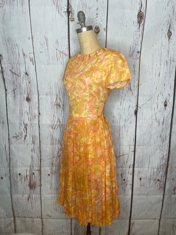 1950s print dress - image 2