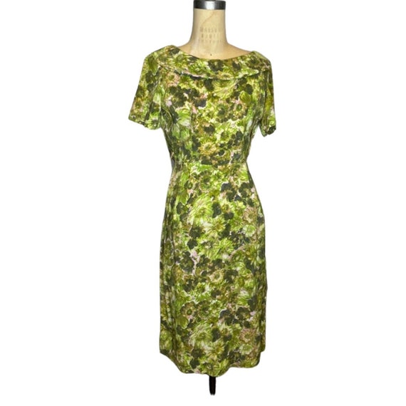 1950s floral print dress - image 1