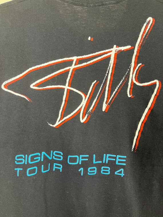 1984 Billy Squier Signs of Life Tour Tee - image 4