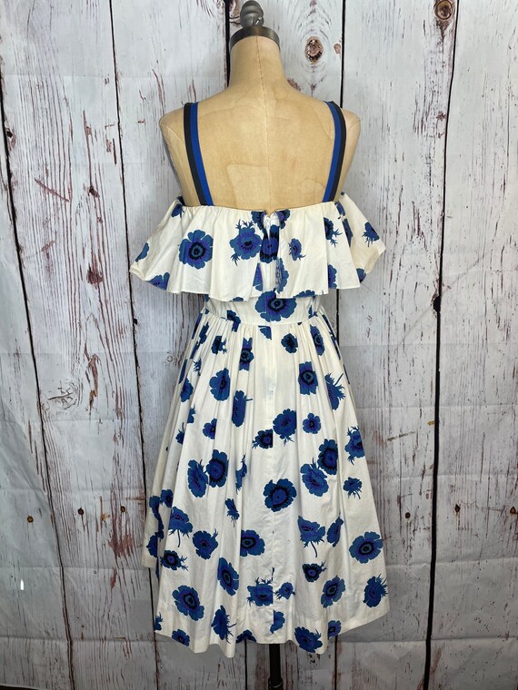 1960s floral print dress - image 4