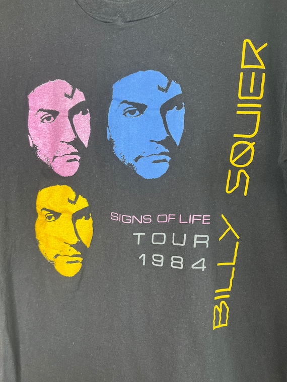 1984 Billy Squier Signs of Life Tour Tee - image 3