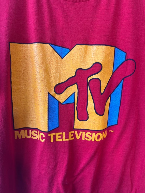 Vintage MTV single stitch T-shirt - image 3