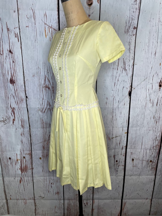 1950s yellow dress - image 2