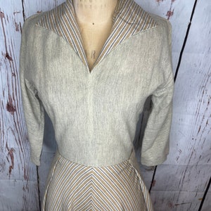 1940s wool dress image 3