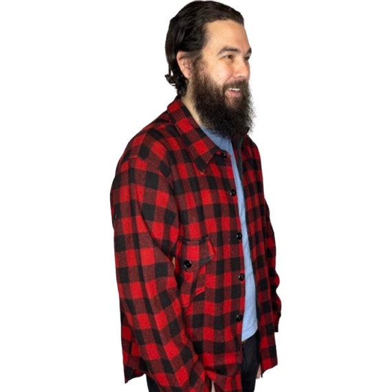 1950s men’s flannel - image 1