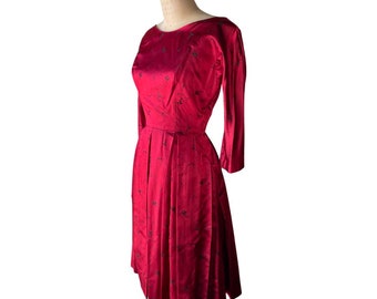 1950s Red Suzy Perette dress