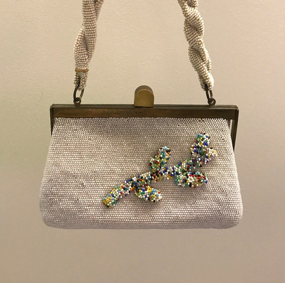 50s Full Beaded Purse