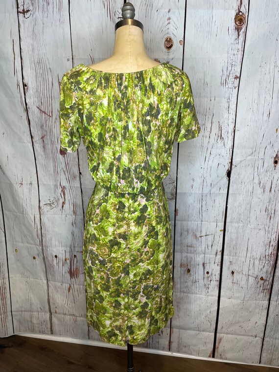 1950s floral print dress - image 4