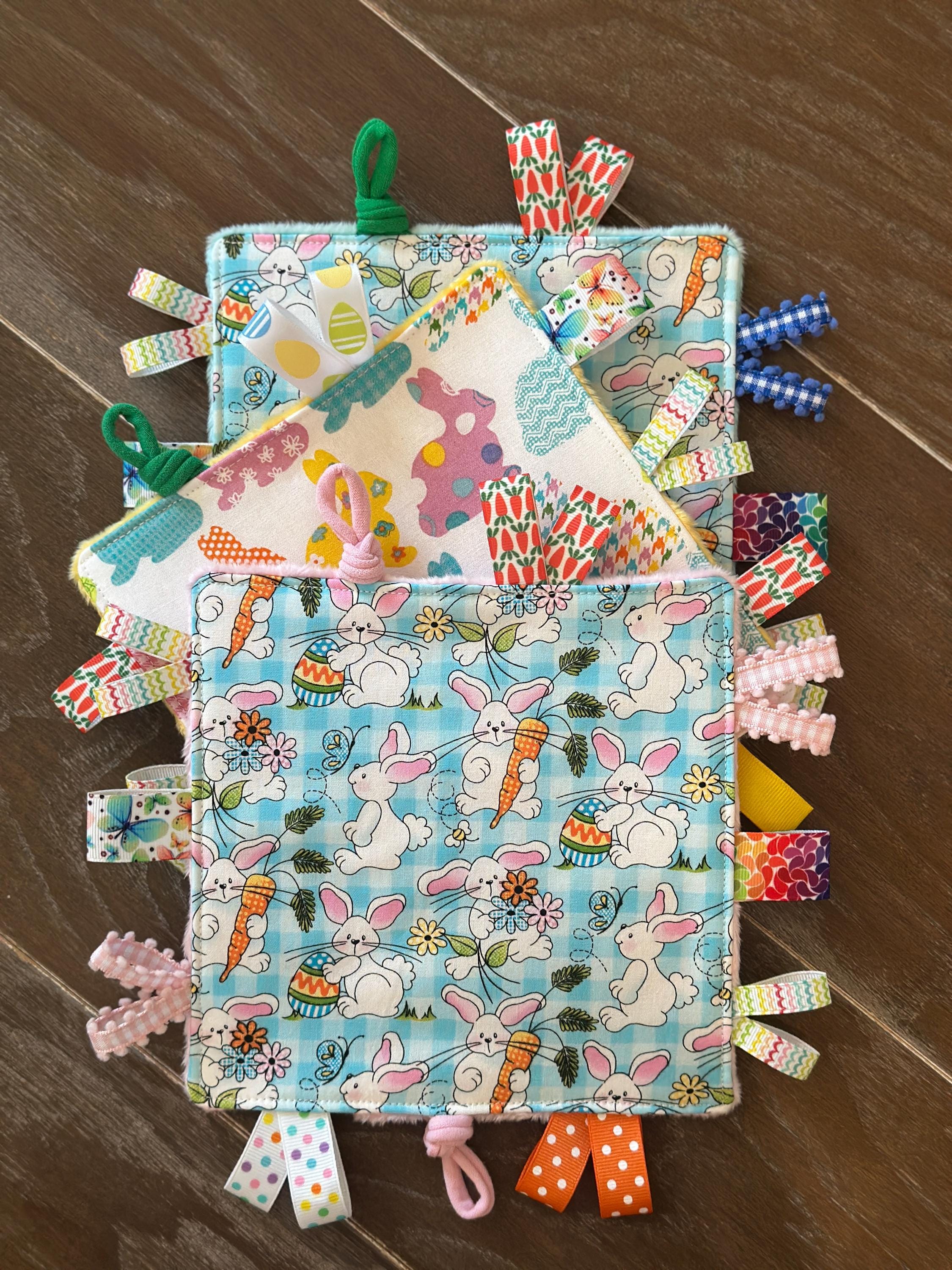 Oster-Knisterspielzeug, Osterei, Baby, Kleinkind, Osterkorbfüller, Geschenk für Baby, Hase
