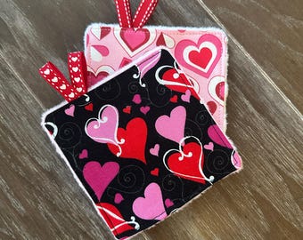Valentine's Day Baby Crinkle 2 Piece Set, Soft Newborn, First Valentine Gift