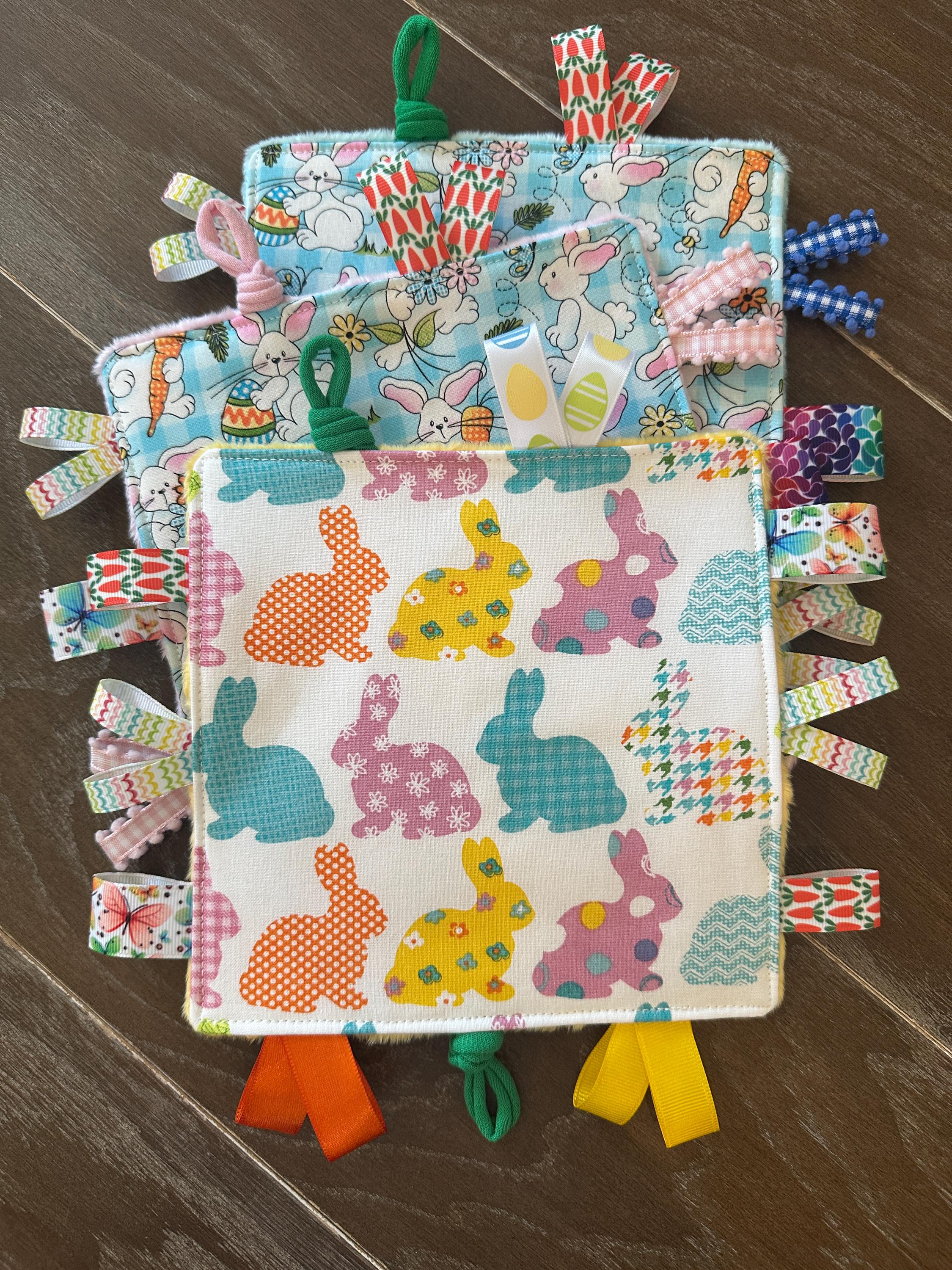 Oster-Knisterspielzeug, Osterei, Baby, Kleinkind, Osterkorbfüller, Geschenk für Baby, Hase