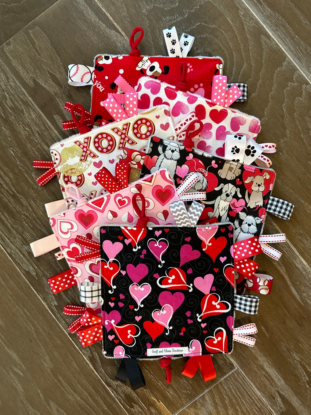 Baby Valentine's Day Soft Crinkle Toy baby Girl Baby Boy Valentine Gift