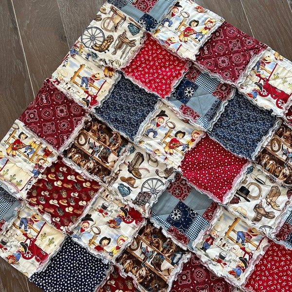 Western Baby Blanket Quilt Etsy