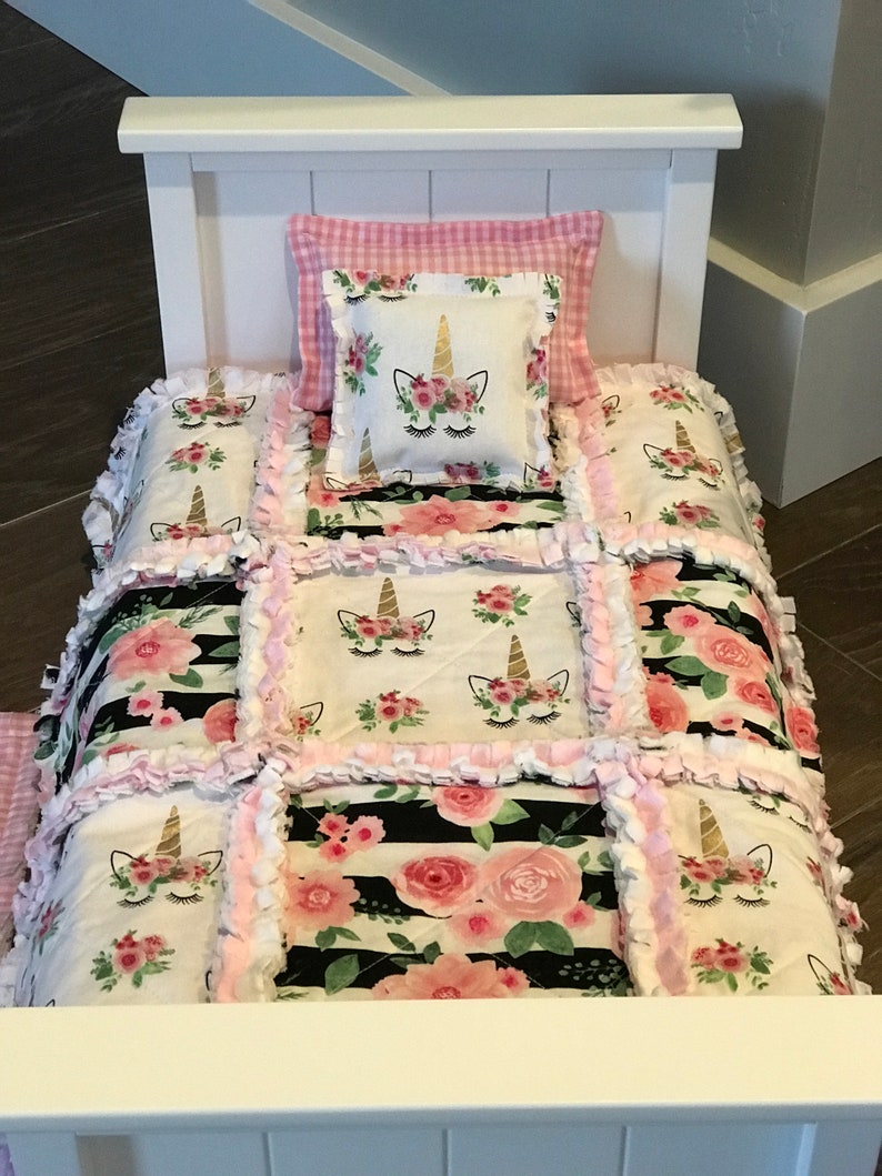 18 doll bedding set