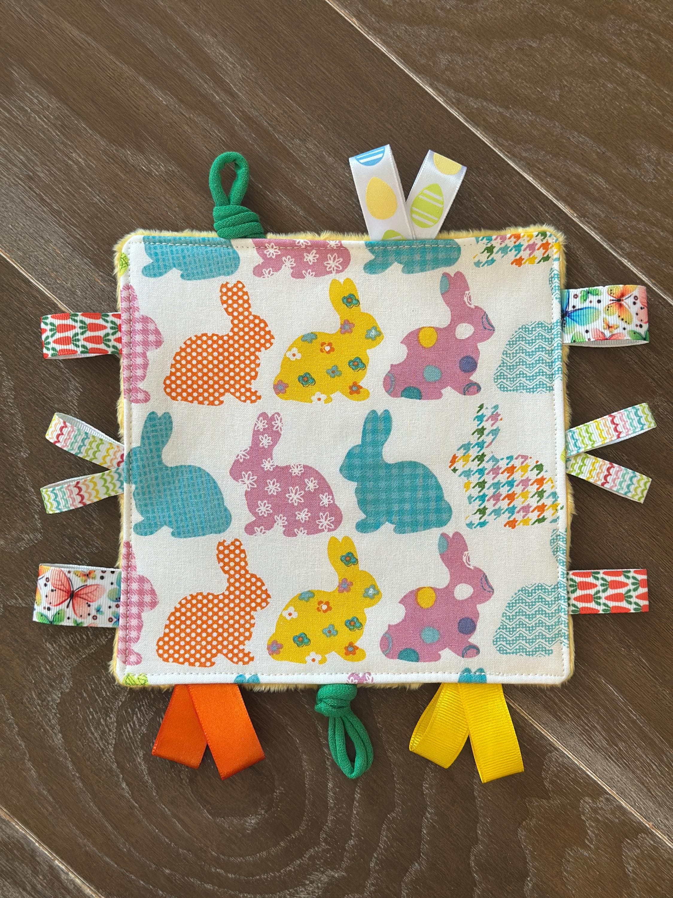 Oster-Knisterspielzeug, Osterei, Baby, Kleinkind, Osterkorbfüller, Geschenk für Baby, Hase