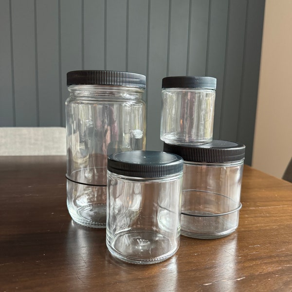 Glass Sourdough Starter Jars