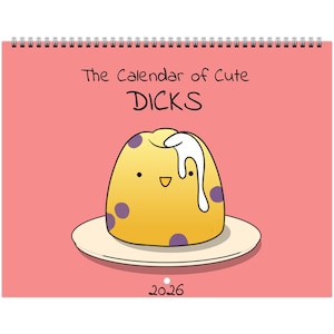 2026 Funny Illustrated Animal Calendar: Adult Humor Gag Gift