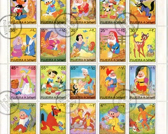 ディズニー・ベキア切手 – フランス革命200周年記念、1989年セット