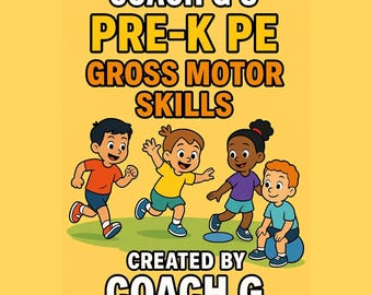 Pre K Gross Motor Skills and Movement - Preschool Physical Education Activities - Ages 3-5