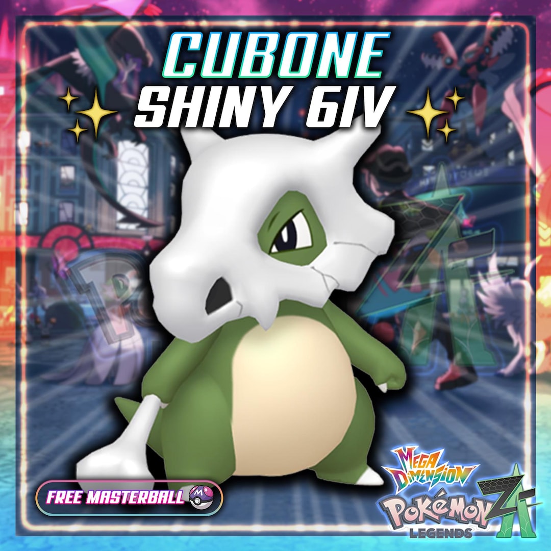 Pokemon Legends Z-A CUBONE Shiny 6IV / Competitive Set Battle Ready EV ...