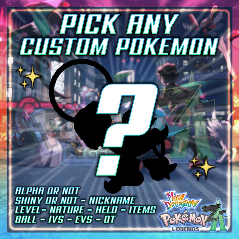 Shiny Link Code Za Legends Za Shiny - Etsy