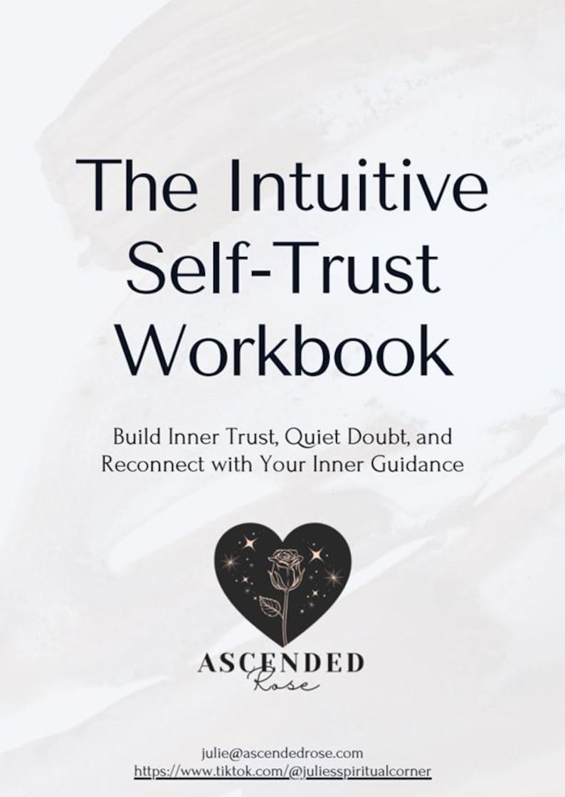 The Intuitive Self-trust Workbook — Build Inner Trust, Strengthen Your ...