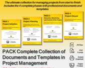Complete Project Management Templates Pack_ Full Project Lifecycle Toolkit_Initiation_Planning_Execution_Closing_Digital Download