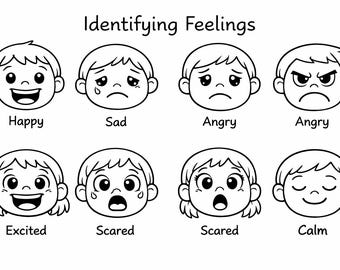 Social Emotional Learning Coloring Pages | 15-Page Printable Bundle