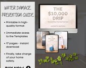 Water Damage Prevention Guide | Stop Leaks Before Costly Repairs | Home Maintenance PDF | Water Leak Detection Checklist | Instant Download