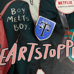Heartstopper Truham Grammar School Hard Enamel Pin