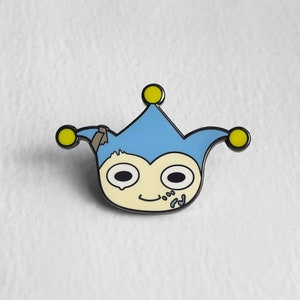 Blue Badger Ace Attorney Enamel Lapel Pin