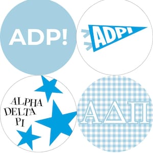 Alpha Delta Pi Sorority Pins/Buttons