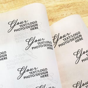 KUNDENSPEZIFISCHES Seidenpapier mit Logo/vollfarbiges eingebranntes Geschenkpapier/Verpackungspapier/Business Wrap/personalisiertes Logo Firmengeschenkverpackung