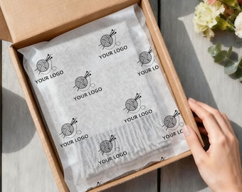 Personalised Logo Tissue Paper/Custom Tissue Paper for Branded Gift/Packaging Paper for Weddings, Birthdays, Business Events/Wrapping Paper