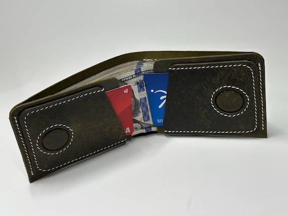 Handcrafted Vintage Leather Bifold Wallet