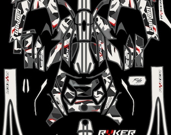 Can Am RYKER 600 900 Graphic kit 2018 2019 2020 2026 stickers decals ATV UTV Mx