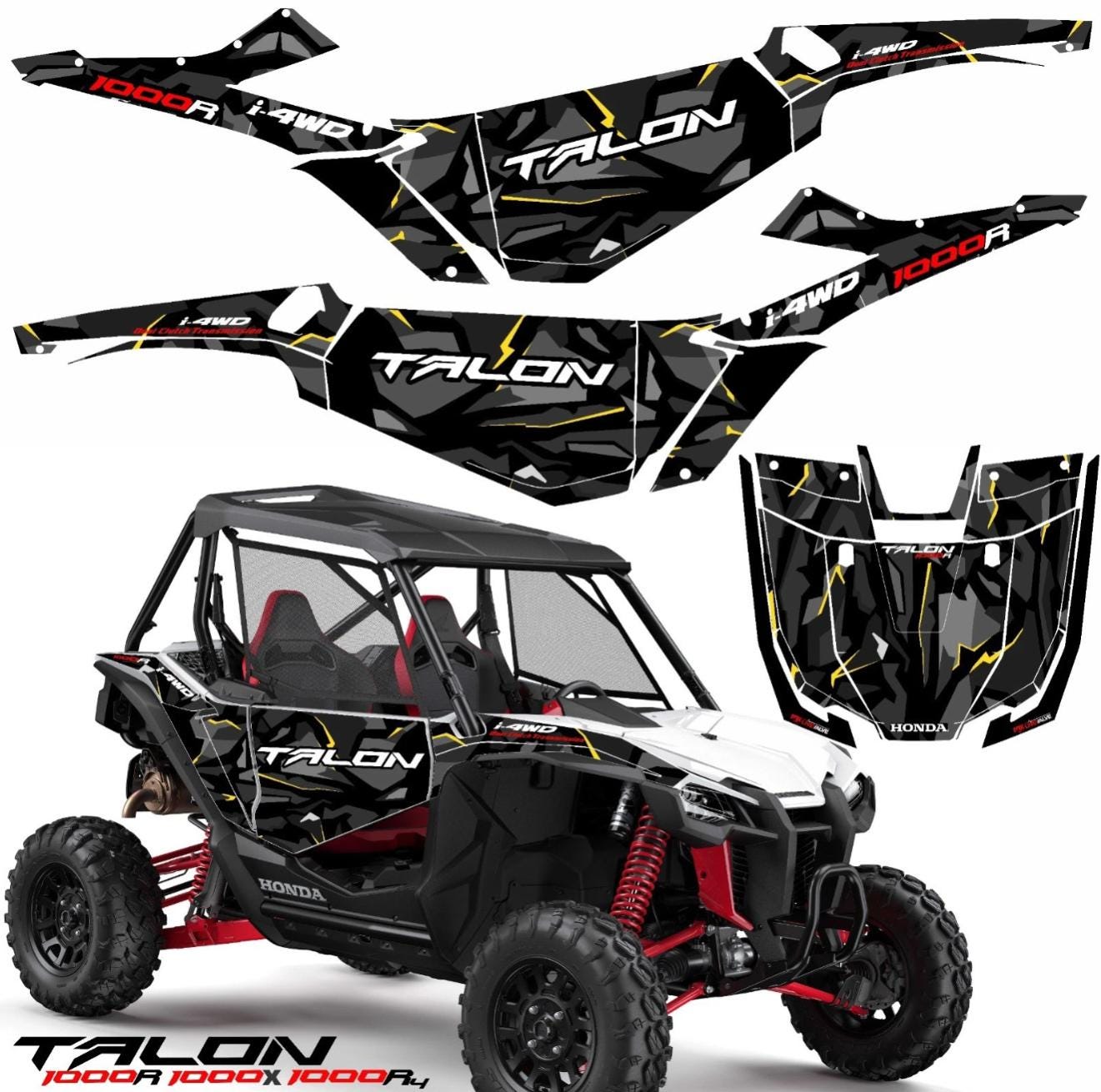 Honda Talon 1000X 1000R Decals Graphics Kit Stickers UTV - Etsy