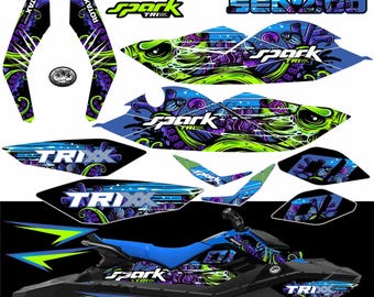 Sedoo Spark Trix Decals -Sticker Kit Jet Ski 2up - 3up