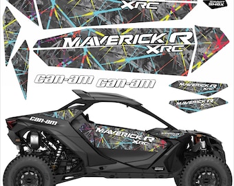 Can-am Maverick R XRS 2UP UTV Decals Stickers Set Graphics Kit