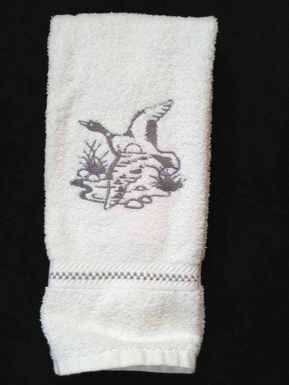 Canada Goose Silhouette Goose Decor Goose Hand Towel Etsy