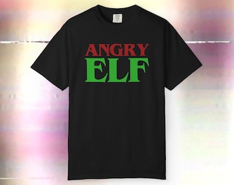 Angry Elf, Unisex Heavy Cotton Tee