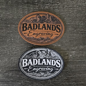 Custom Cut Leatherette Patches with HEAT ACTIVATED ADHESIVE