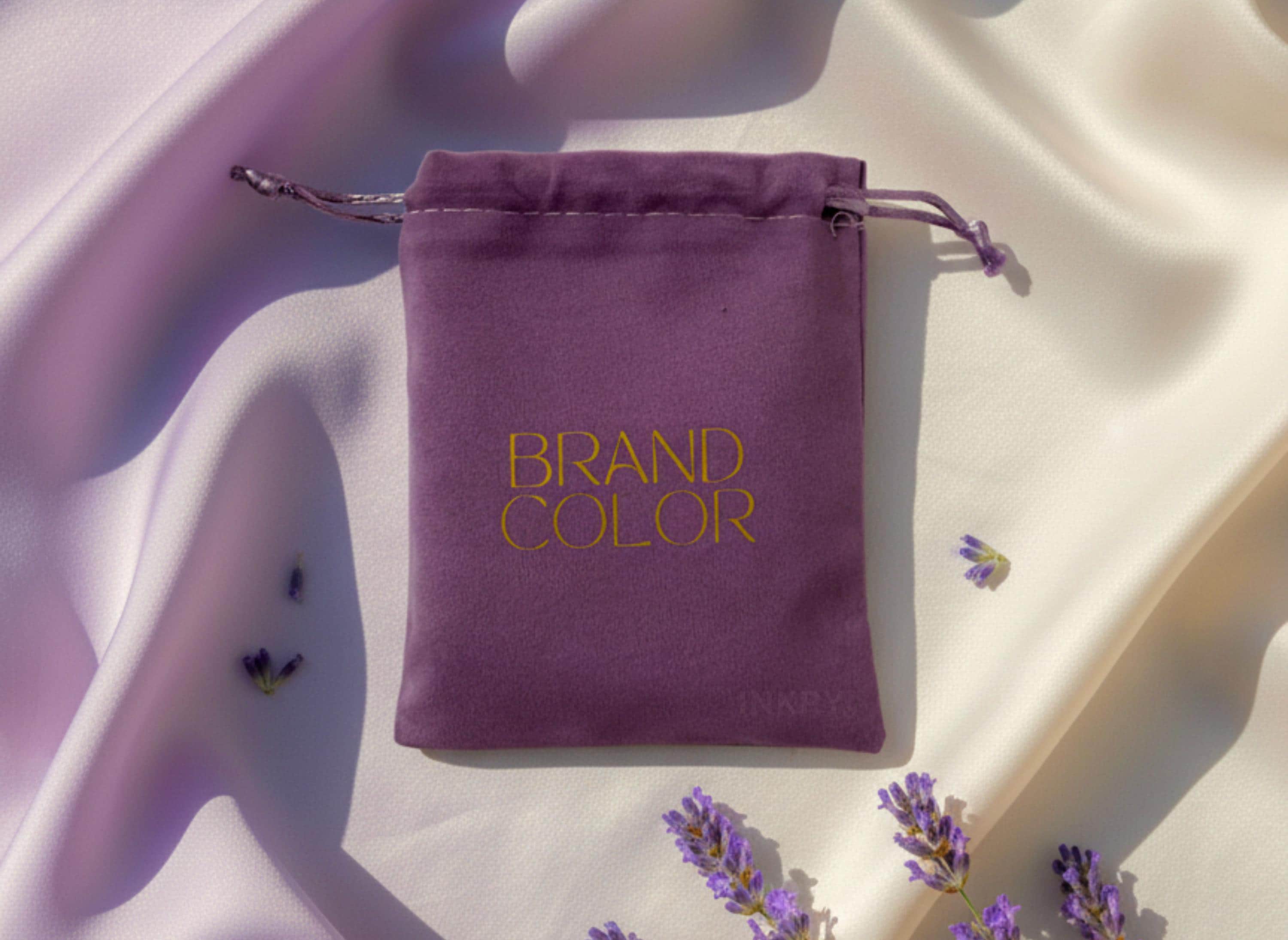 Personalized Velvet Drawstring Bag | Custom Logo Velvet Pouch | Jewelry Packaging - Thumbnail 2