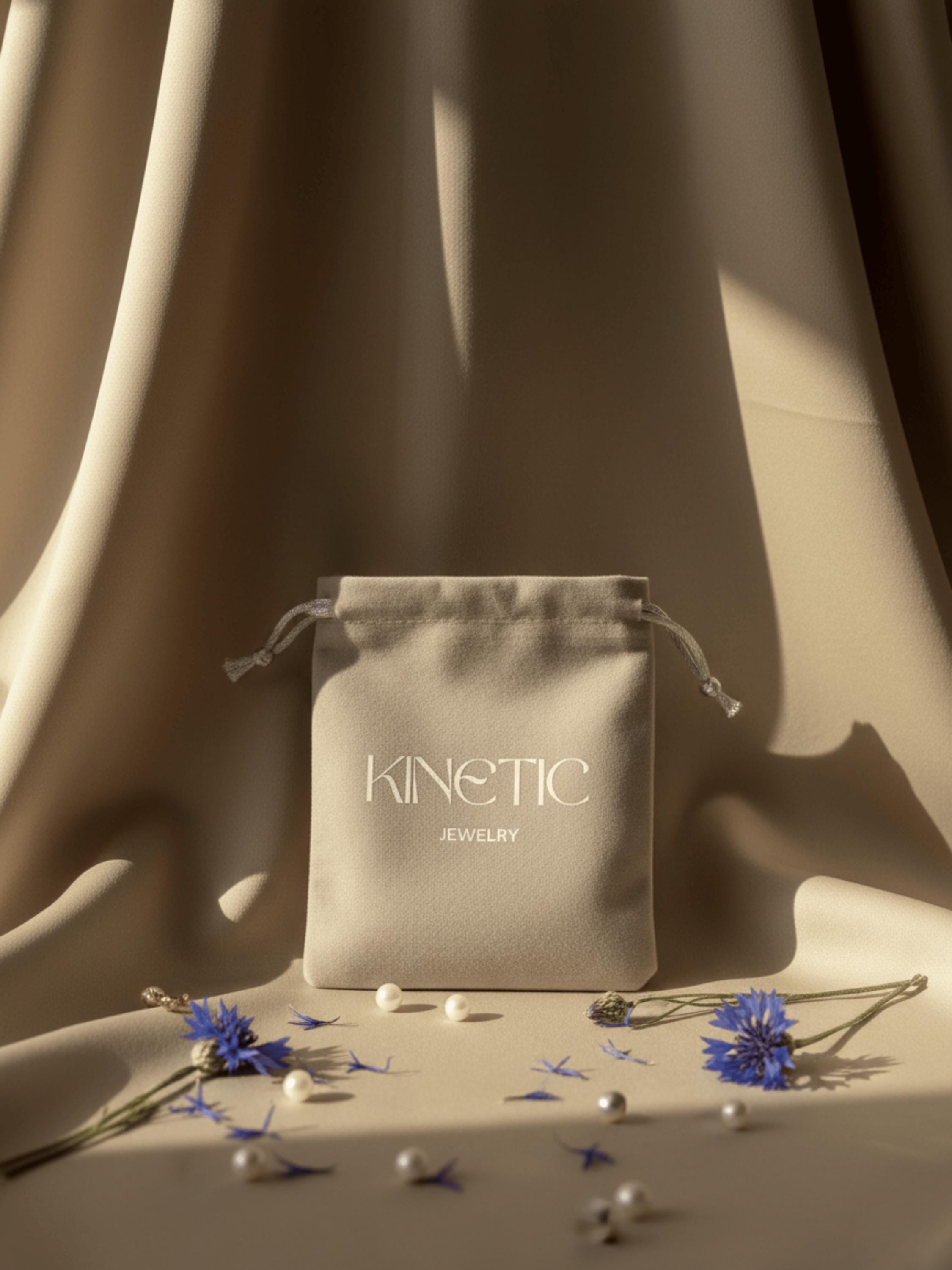 Custom Logo Velvet Pouch: Personalized Small Business Packaging - Thumbnail 2