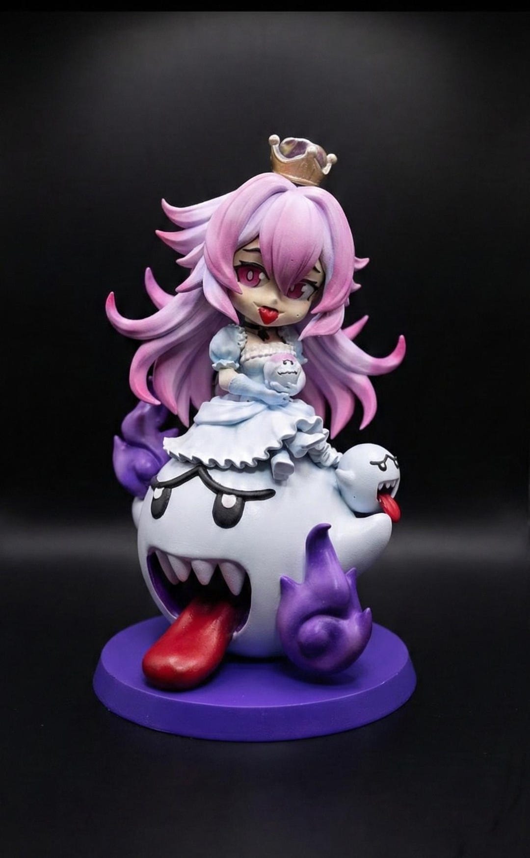The Queen of Pranks: Chibi Booette & King Boo Figurine - Etsy