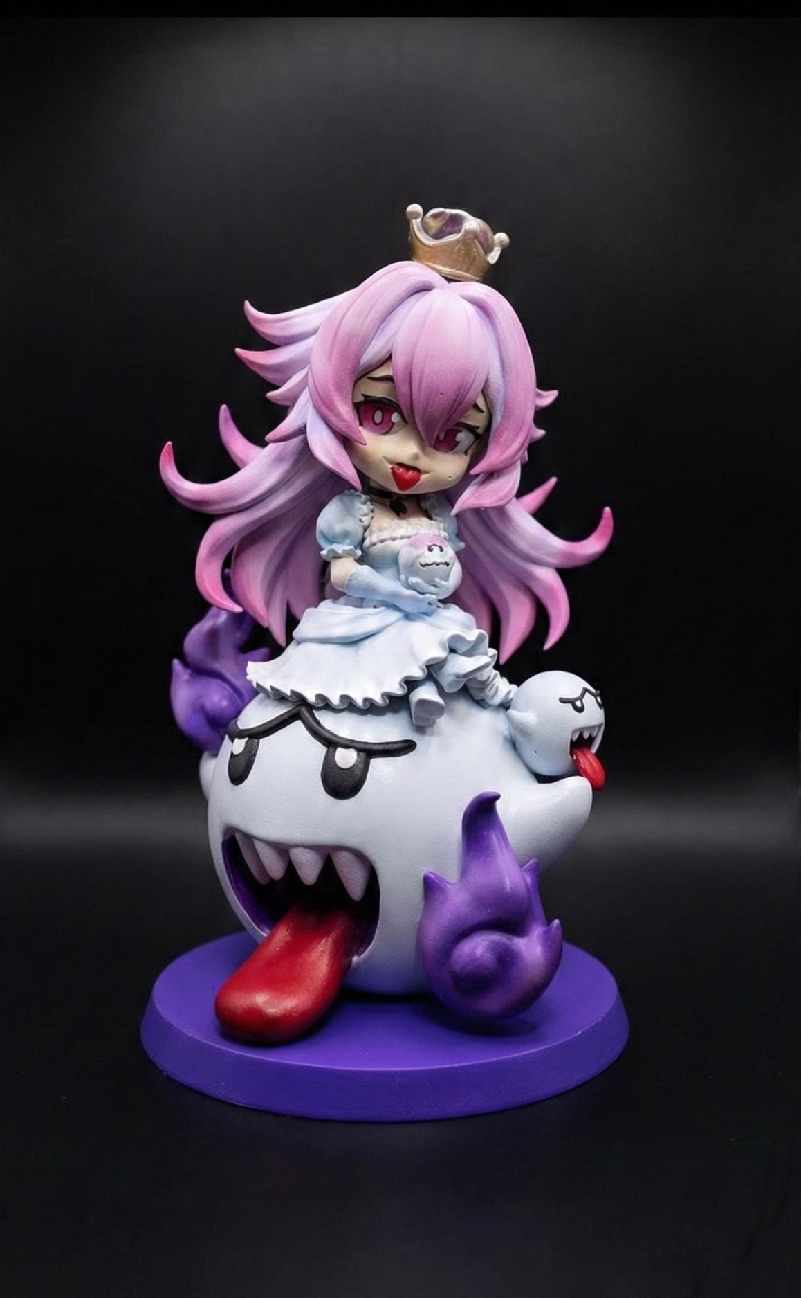 The Queen of Pranks: Chibi Booette & King Boo Figurine - Etsy